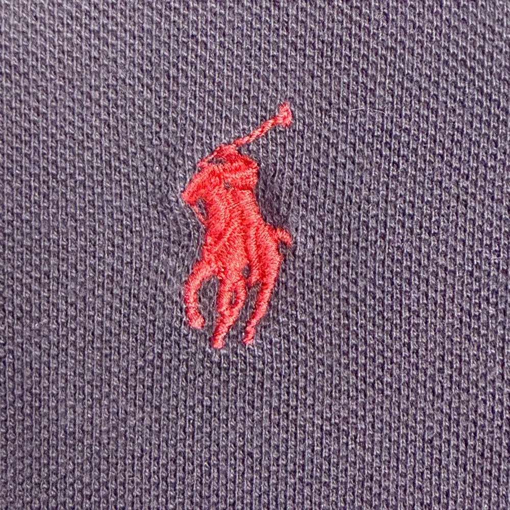 Vintage Polo Ralph Lauren Long Sleeve Polo Men L Black Fade Classic Pony Utility